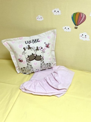 Fittet sheet + pillowcase