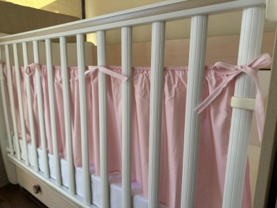Baby crib drapery