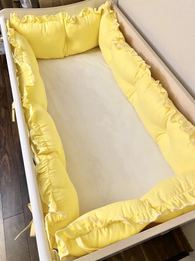 Crib bumpers - Yellow