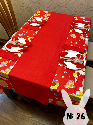 Великденски комплект за маса "Големи зайчета"