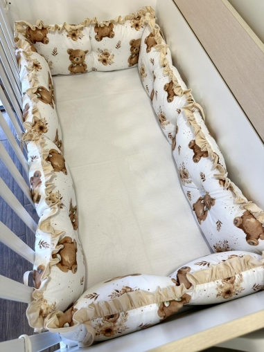 Обиколници за бебешка кошара "Сладък мечо"