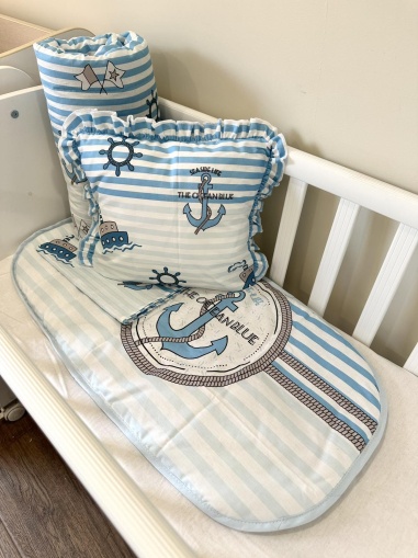 Baby stroller set + leak-proof mat "Sea Exploration"