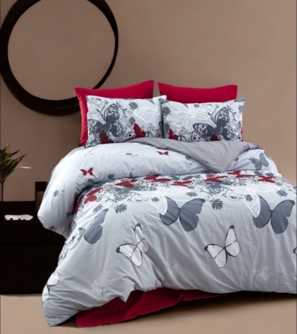 Спален комплект "Сиви пеперуди"