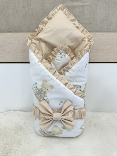 Порт бебе за изписване "Градинарче" - бежово