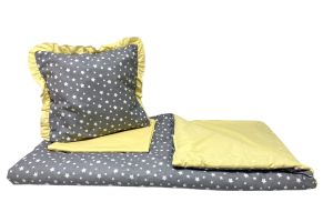 Baby stroller set "Stars/Yellow"