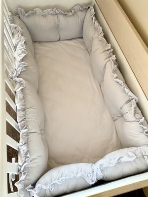 Crib bumpers "Grey"
