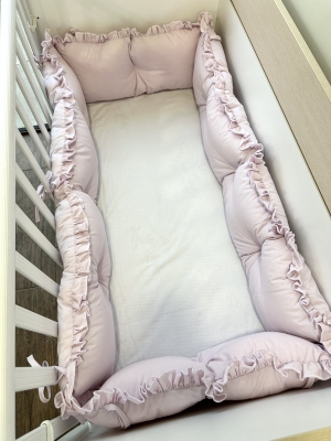 Crib bumpers - Light purple