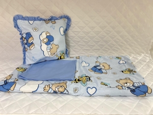 Baby stroller set "Blue Bears" 