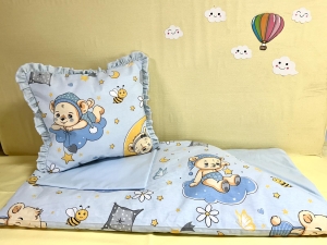 Baby stroller set "Small sleeping bear"