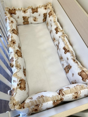 Crib bumpers "Cute Bear"