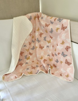 Бебешко одеяло - "Пеперуди" - 80/90см.