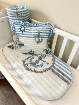 Baby stroller set + leak-proof mat "Sea Exploration"