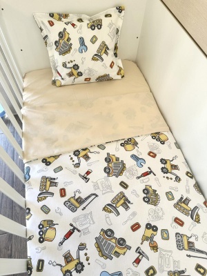 Бебешки спален комплект "Багери" - бежов