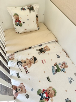 Бебешки спален комплект "Сладко мече" 