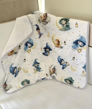 Pique Baby Blanket - "Magic" - 80/90cm