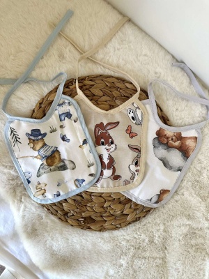 Бебешки непромокаеми лигавници - 3бр. в комплект