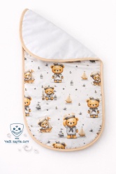 Непромокаема подложка 2в1 "Моряче" - бежово