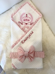 Лятно порт бебе с бродерия "Корона" , 80/80см.
