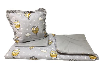 Бебешки спален комплект за количка "Балони"