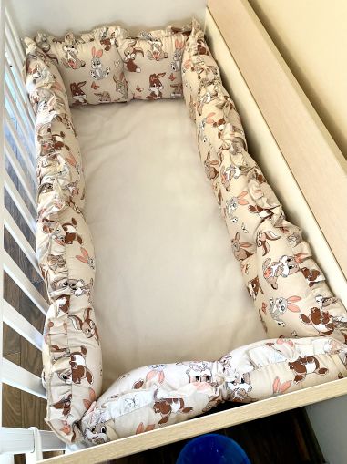 Crib bumpers "Bunnies"