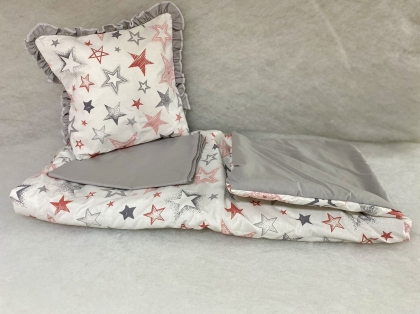 Baby stroller set "Red stars"