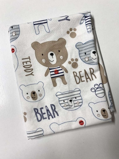 Бебешка пелена от бархет "Мечета" - 80/80см.