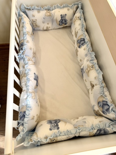 Обиколници за бебешка кошара "Лунна приказка" 