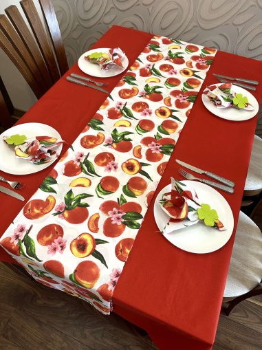 Комплект за маса "Праскови"
