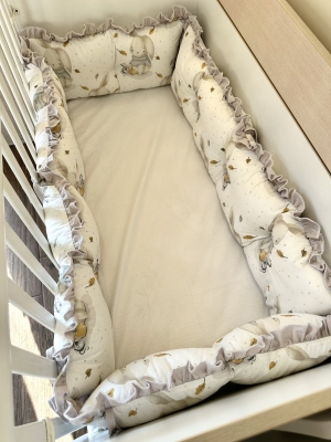 Crib bumpers "Rabbits"