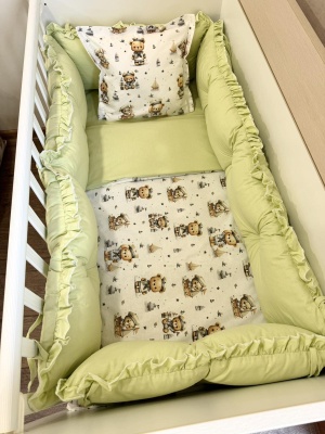 Бебешки спален комплект 8 части с обиколници "Моряче" 