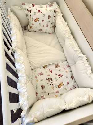 Бебешки спален комплект 8 части "Горичка"