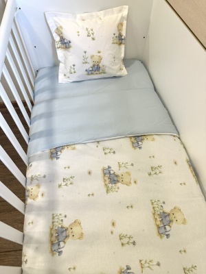 Бебешки спален комплект "Градинарче" - бежово