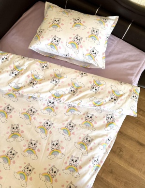 Детски спален комплект "Сладки котенца"